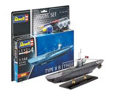 Revell Model Set Maquette de sous Marin Allemand Type IIB (1943) à Construire, 65155, Gris, 1/25