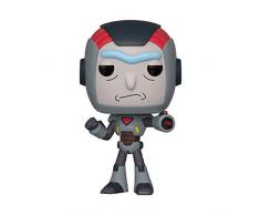 Funko- Figurines Pop Vinyle: Animation: Rick & Morty S6-Rick in Mech Suit Collection, 40248, Multicolore