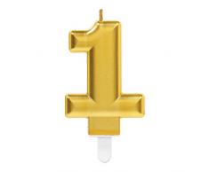 amscan Doré Finition métallique Celebration Bougies # 1