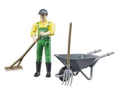 BRUDER - 62610 - Set figurine fermier