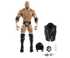 WWE Collection Élite figurine Deluxe articulée de catch, Triple H, visage réaliste et mains interchangeables, jouet pour enfant, GKP33
