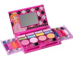 Playkidz: le premier coffre à maquillage Princesse, une palette de maquillage pour femmes de luxe et une véritable cosmétique avec miroir (lavable)