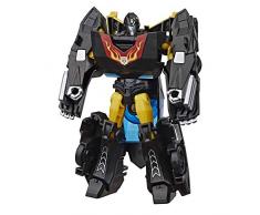 Transformers Bumblebee Cyberverse Adventures - Robot Action Stealth Force Hot Rod 13,7 cm - Jouet Transformable 2 en 1
