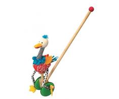 Wonderworld Hochet en Bois en Forme de Flamants Roses