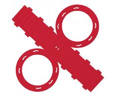 Contours de lanternes rondes, ROUGE 22cm - lot de 5 - fabrication de lanternes pour la soirée de St Martin