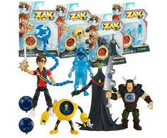 Bandai- Figurine articulée Zak Storm, 41530, Multicolore, 8 cm