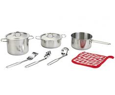 Klein - 9454 - Jeu dimitation - Batterie de cuisine WMF en métal, modèle moyen