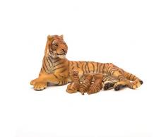 Figurine Tigresse et ses Bébés