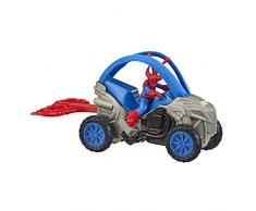 Marvel Spider-Man – Figurine Spider-Cochon 15 cm et moto - Jouet Spider-Man