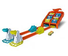 Hot Wheels Action Coffret Lancement Infernal fourni avec une petite voiture de course, jouet pour enfant, GBF89