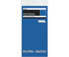 Unique Party 5085 - Nappe en Plastique Bleu Roi 2,74 m x 1,37 m