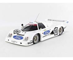 Tecnomodel Mythos- Voiture Miniature de Collection, TM18119A, Blanc/Bleu