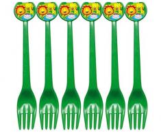 Atosa - 16817 - 6 Fourchette Plastique Foret 17 cm