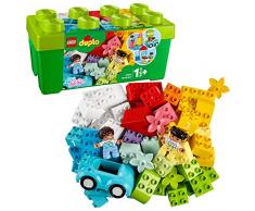 LEGO DUPLO La boîte de briques avec rangement pour jouets, Premières briques jouet dapprentissage préscolaire pour tout-petits de 1,5 ans, 23 pièces, 10913