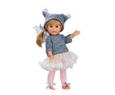 Berjuan – Poupée Blonde Irène Armoire + Robe, Multicolore (1013)