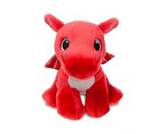 Aurora World 60862 Sparkle Tales Flame Dragon Peluche, Rouge, 17,8 cm