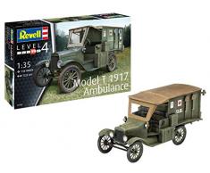 Revell 03285 Maquette de camionette Model T Ambulance 1917, échelle 1/35, 3285, Kaki