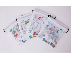 Craftis BB005 rempli dactivité Lot avec Stickers et Crayons