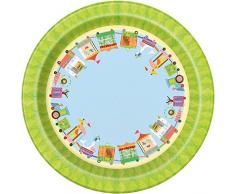 Unique Party- Assiettes en Carton, 72434