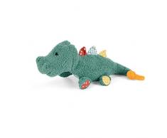 Sterntaler mini doudou Crocodile Konrad, Hochet intégré, Âge : Dès la naissance, 20 cm, Vert