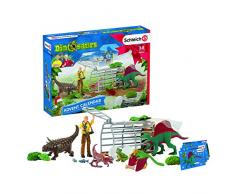 Schleich- playset Calendrier de l’Avent Dinosaures 2020 Dinosaurs, 98064, Multicolore