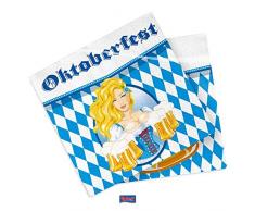 Bayrisch Oktoberfest Lot de 20 Serviettes de Table 33 x 33 cm