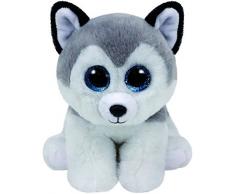 Ty - TY42183 - Beanie Babies - Peluche Buff le Husky 15 cm