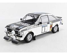 Minichamps- Voiture Miniature de Collection, 155758701, Blanc/Noir