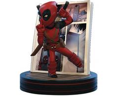 Quantum Mechanix- Figurine Deadpool, MVL-0042, Red, Black