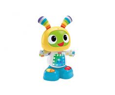 Fisher-Price Bebo le Robot interactif jouet déveil avec 3 modes de jeu, version portugaise, pour bébé de 9 mois et plus, DJY32