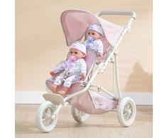 Olivias Little World - Poussette double poupon, OL-00004