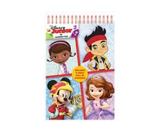 Anker Djsnb Disney Junior SoftCover Scribble Pad avec Stickers (A5)