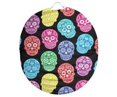Folat Kultpiercing Facteur GmbH Dia de Los Muertos Papier Lanterne 22 cm Taille Unique