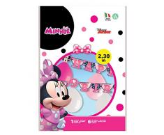 SIAD – Kit Happy Birthday Minnie (2,15 m) avec 6 colorés Guirlande avec ballons, multicolore, One Size, 33861