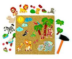 Hess 14936 en Bois Jungle Grand Jeu bébé Jouet