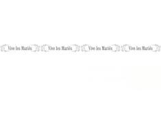 Folat Guirlande de fanions de Mariage Vive Les Mariés