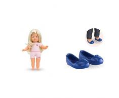 Corolle ma 200050 - Paloma & 211100 - Ballerines Bleu Marine pour poupée ma