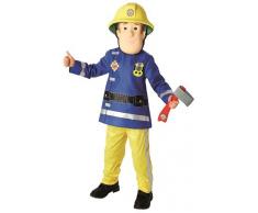 Rubies Officiel Sam Le Pompier Costume déguisement - Rouge, 5 Ans
