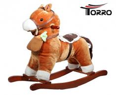 TORRO 403 Cheval à Bascule avec Carotte aimantée, Marron