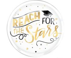 Amscan 430723 Plateau rond en plastique 35 cm