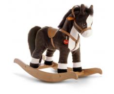 Trudi - 29708 - Jouet de Premier Age - Cheval à Bascule Marron