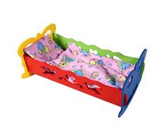 Tupiko KSSK de Berceau en Bois pour poupées