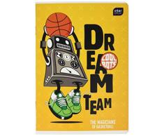 Interdruk Ze16kflb Cahier A5 16 UV coloré Ligne Collection garçons, Multicolore - Version Anglaise