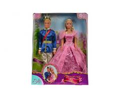 Simba - 105735456 - Poupée Enfant - Steffi Love - Couple Princier - 2 Poupées 30cm et 29 cm