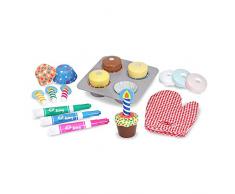 Melissa & Doug - 14019 - Jeu En Bois De Préparation Et Décoration De Petits Gâteaux