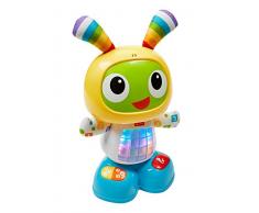 Fisher-Price Bebo le Robot Interactif Jouet dÉveil avec 3 Modes de Jeu, Musique et Danse, Apprentissage, Enregistrement, pour Bébé de 9 Mois et Plus, CGV44