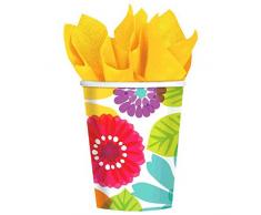 amscan 589580 266 ML Paradise Papier Tasses