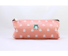 Katara 1800 Trousse à Crayons Rangement de Stylos, Fineliners - Étui à Crayons pour École ou Bureau - Hibou