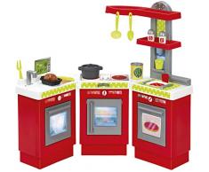 Jouets Ecoiffier – 1699 - Cuisine modulable pour enfants 100 % Chef – 21 pièces - Dès 18 mois – Fabriquée en France