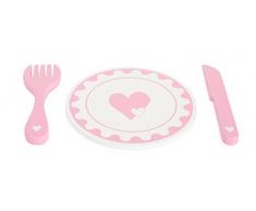 Small Foot- Lot D´Assiettes Et de Couverts, 10890